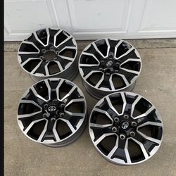 4 - 17x7.5 6x5.5 6x139.7 Stock TRD Toyota Tundra  Tacoma 4runner Tahoe Yukon Wheels Rims !