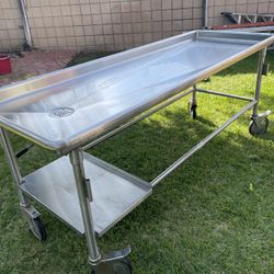 Cadaver Autopsy Embalming Morgue Pathology Table  CSI/JEWETT 