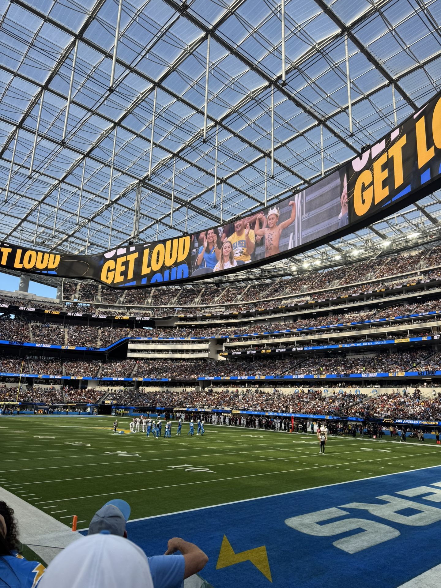 β‘ Chargers vs. Colts Tickets, Section C117, Row 5