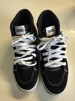 Vans Old Skool Kids Shoes Size 3 Youth Black/White
