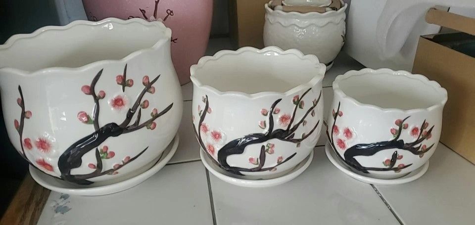 3pc Flower Pot 