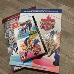 Pokémon Sword & Shield Duo Pack w/ Game Guide and Pokédex 