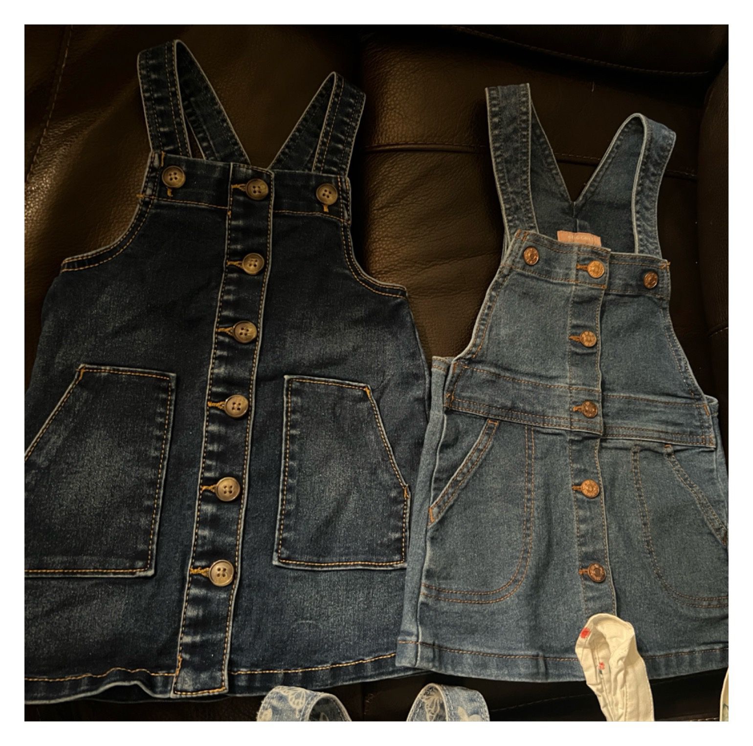 Girl Toddler Dress Overalls Size 2t &3t