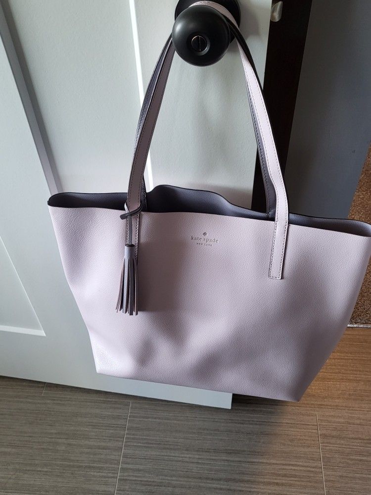 Reversible Kate Spade Large Tote (Lilac)