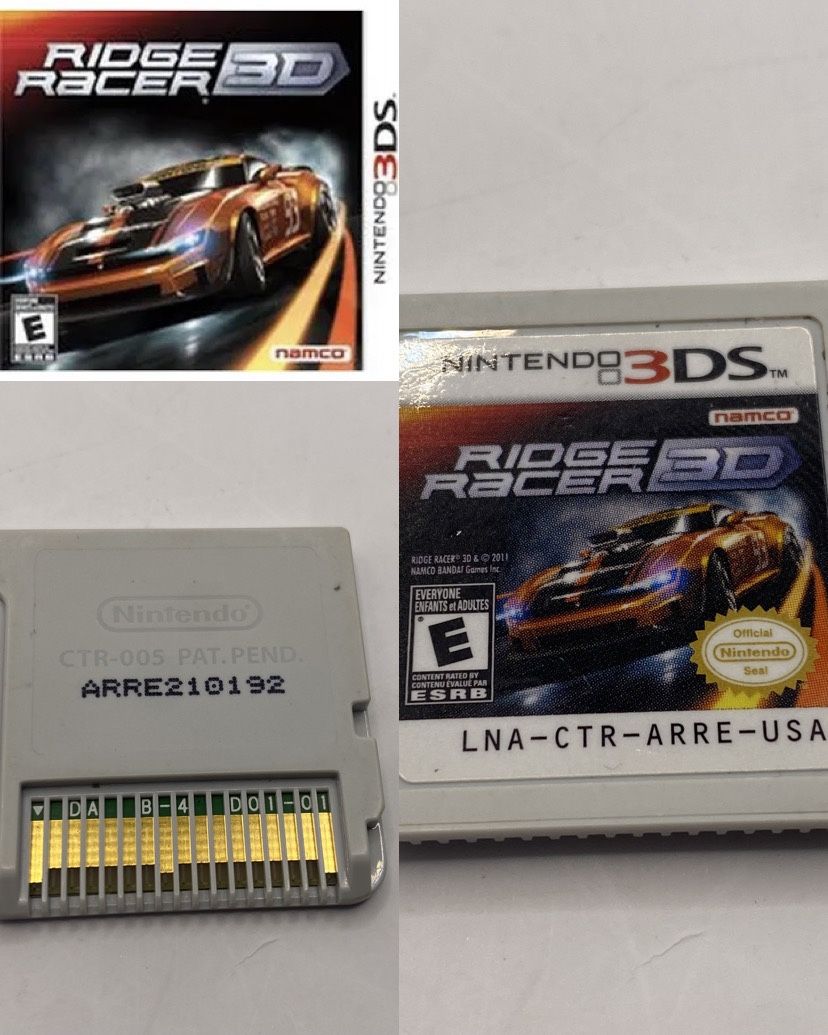 Ridge Racer 3D (Nintendo 3DS, 2011) - Cartridge Only Tested Authentic