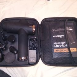 Fusion Black Pro Deep Tissue Massage Gun  - Chiropractor Body Massager