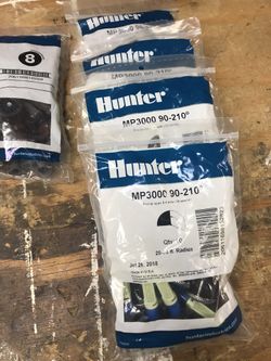 Hunter sprinkler accessories