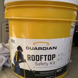 Brand new Guardian Fall Protection Rooftop Safe-Tie Bucket Kit