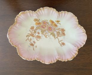 Exquisite Antique 10 Inch By 7 Inch Limoges Bowl