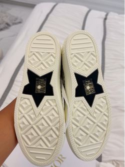 Walk'n'Dior Sneaker Stone Gray Dior Oblique Embroidered Cotton