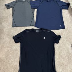 MENS Under Armour And Second Skin Shirts  Sizes Xl And 2XL $10 Each