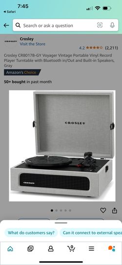 Crosley Record Player