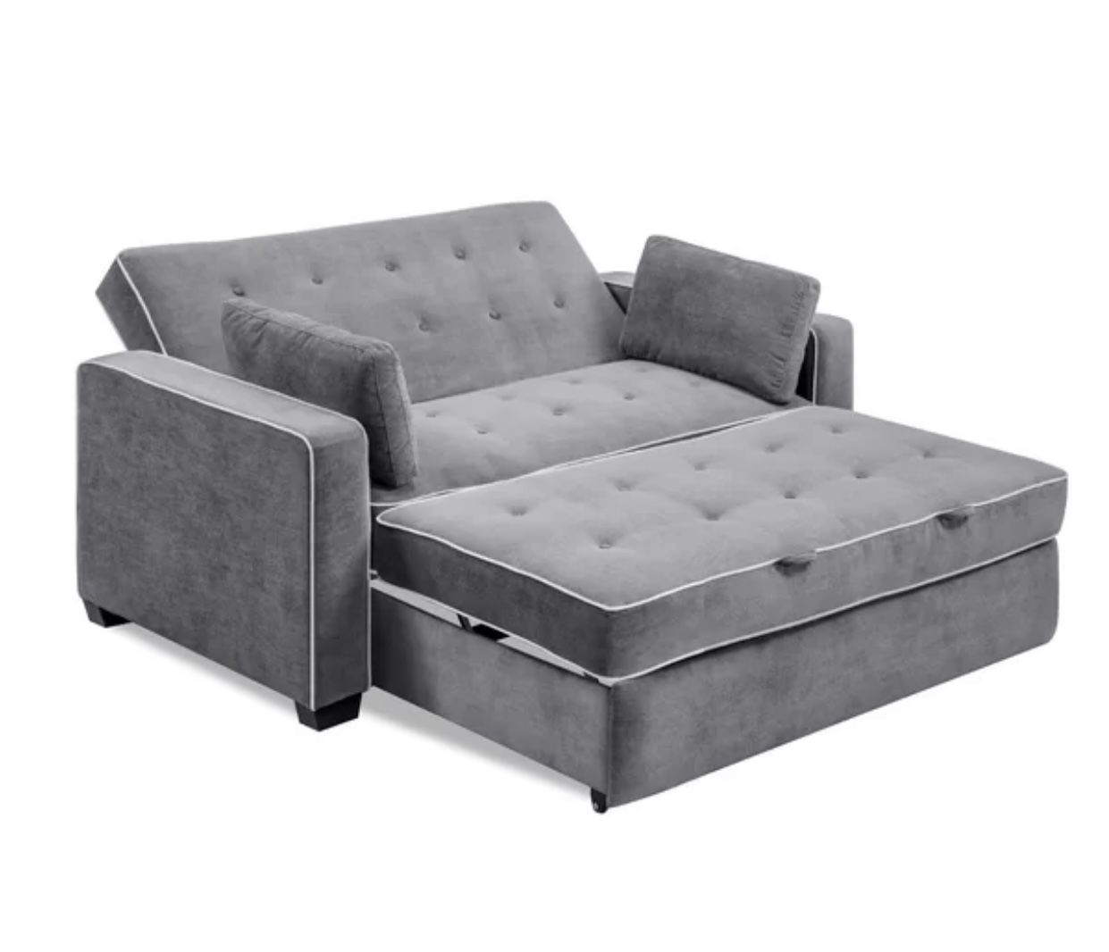 Monroe 59.4'' Square Arm Sleeper by Serta. QUEEN size sleeper! MSRP $1360. Our price $884 + sales tax