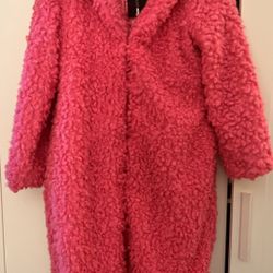 Bright Barbie Pink Coat