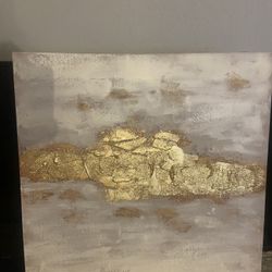 Gold Canvas Painting