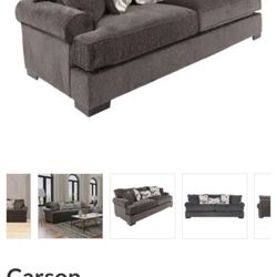Dark Grey Couch 