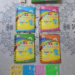 Rainbow Scratch Magic Notebooks For Kids 