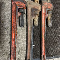 Various Pipe Wrench’s 