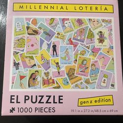 Millennial Loteria Puzzle 1000 Pieces 