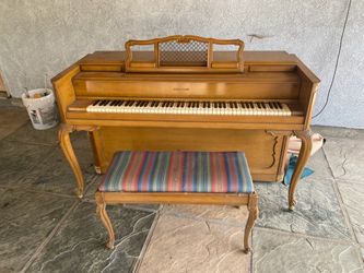 Piano and chair for sale