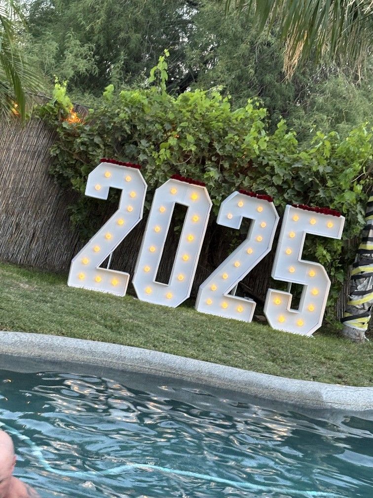 4 Ft Tall Marquee Numbers For Sale