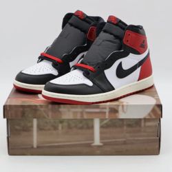 DZ5485-106 NIKE AIR JORDAN 1 RETRO HIGH OG BLACK TOE REIMAGINED (MEN'S)