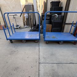 Utility Carts with Caster Wheels