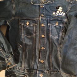 Men's Small Mickey Mouse Jean Jacket