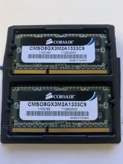 Corsair 16GB (2x8GB) DDR3 1333MHz Laptop RAM