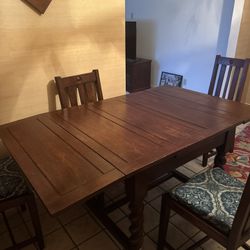 Solid Wood Kitchen Table