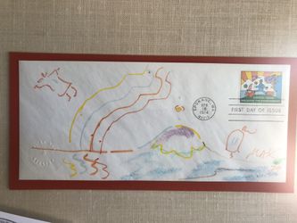 Peter Max Signed “First Day of Issue”