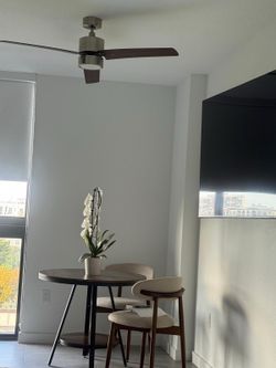Chairs and table together