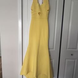 Marmaid Yellow Dress