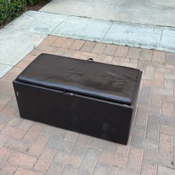 Faux Leather Ottoman