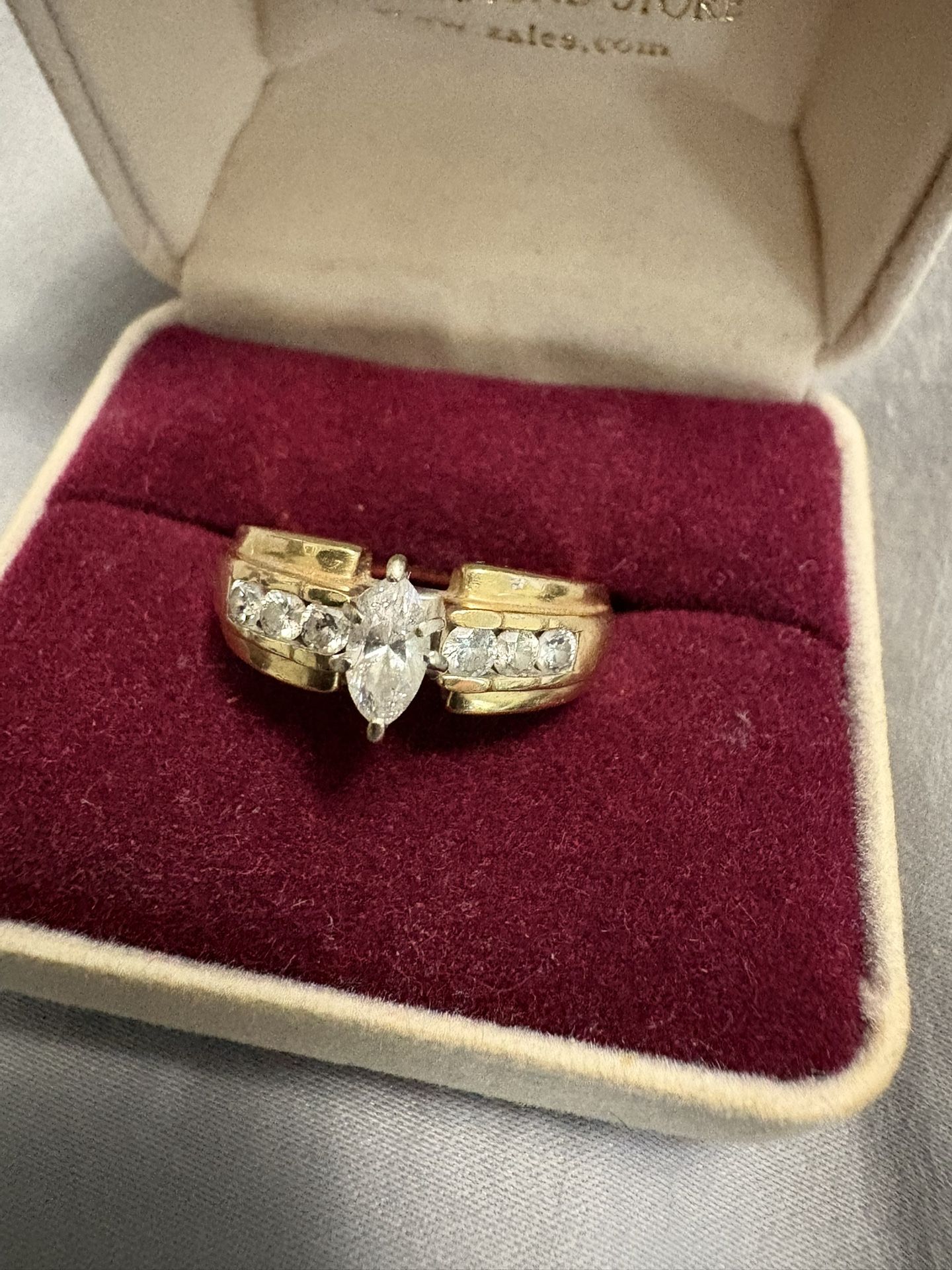 Marquee Cut Diamond Ring