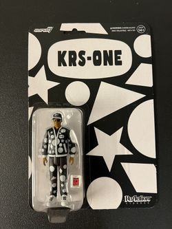 Super7 ReAction: KRS-ONE- Self Destruction 3.75 Figure New