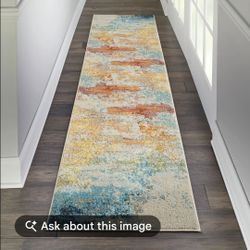 Nourison Home Celestial 'Sealife' Runner 2'2" x 14' (BRAND NEW)