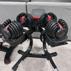 Bowflex 552 adjustable weights WITH stand