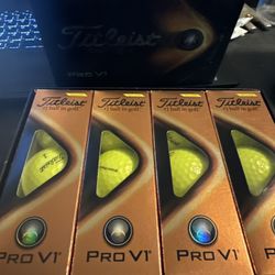 Titleist proV1 Golf Balls. 