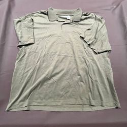 Concepts by Claiborne Polo Shirt Mens 3XL Green Short Sleeve Cotton Blend