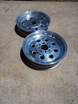 Weld Racing front rims 4 lug 15x3.5
