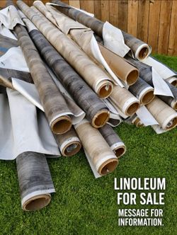 New linoleum flooring