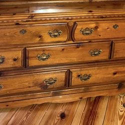 Includes Dresser, Mirror And  Bedside Table 