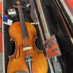 Made in West Germany 14 Inch Meisel Viola with New Bow, Digital Tuner, Shoulder Rest, Extra Strings $450 Firm