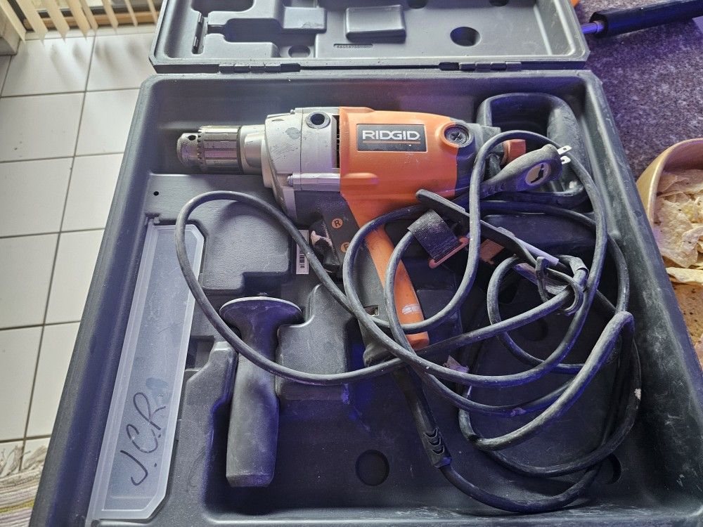 Corded Ridgid Hammer Drill