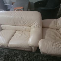 leather white couches love and chair