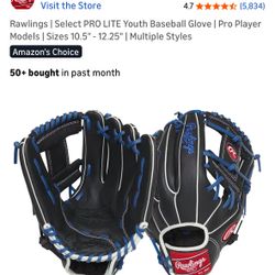 Rawlings Baseball Glove 11.5”