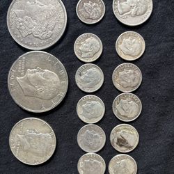 Silver Coins And Rare Coins Lot Read Description
