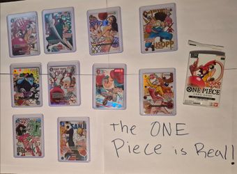 Round1 One Piece Promo cards Full Set of 10