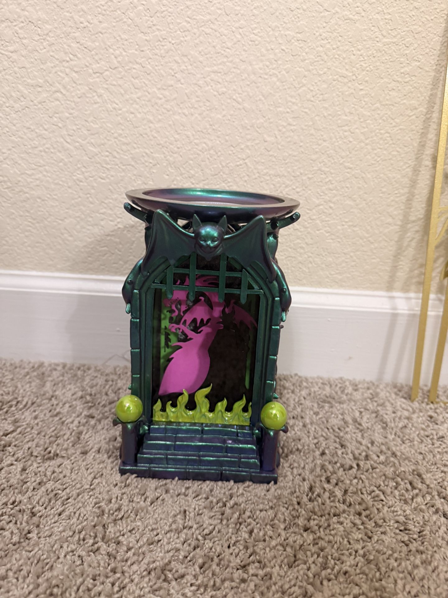 Disney Maleficent Bath and Body Works Light Up Candle Holder